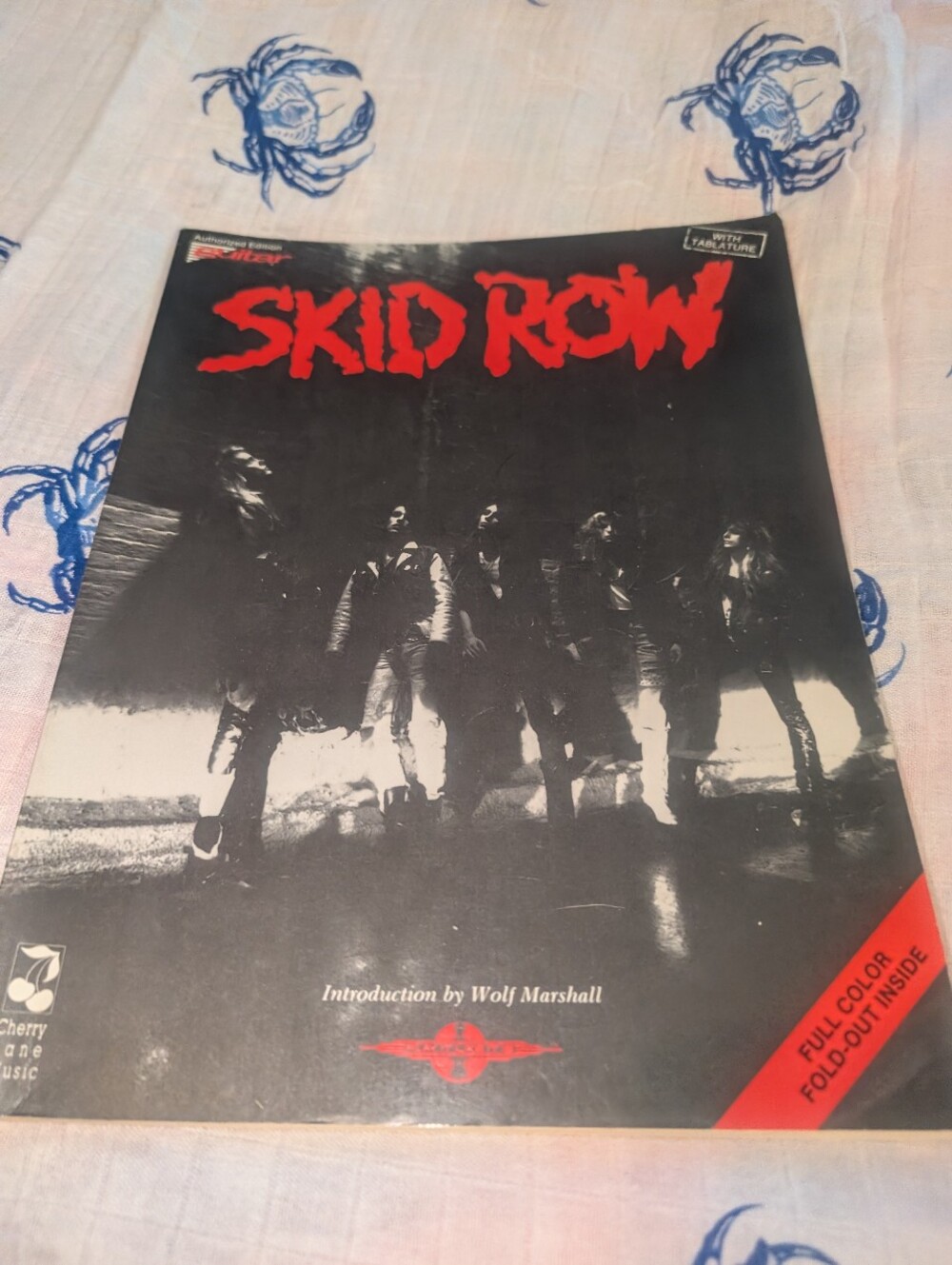 Skid Row  Self-titled Guitar Tab Book Guitar Tablature Sheet Music Songbook